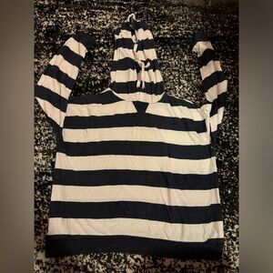 striped hoodie